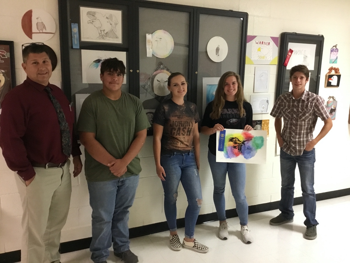 Warner Public Schools High School Eagle Art Contest