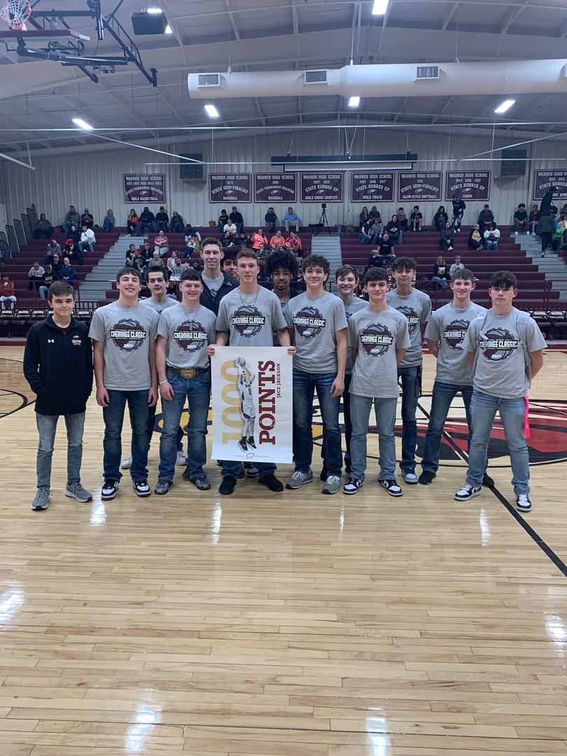 Warner Public Schools Jace Jackson 1,000 POINTS